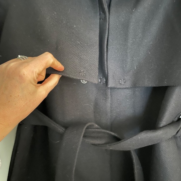 AND OTHER STORIES wool coat, black - Picture 3 of 6